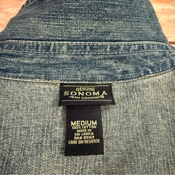Y2K Sonoma Denim Jean Dress - Picture 6 of 6